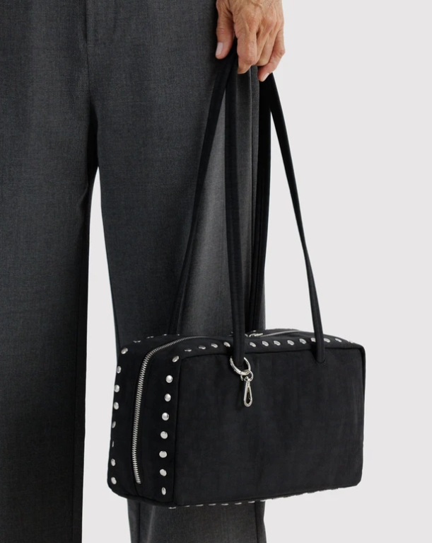 Baggu Nylon Bowler Bag - Studs