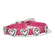 Brighton Roped Braid Heart Bandit Bracelet (7 Colors) (07475F)