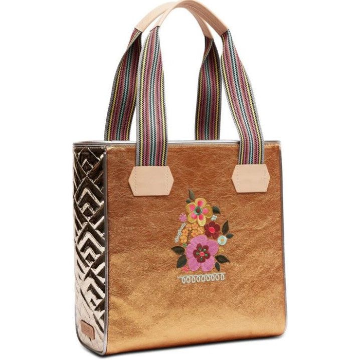 Consuela Bronzed Classic Tote