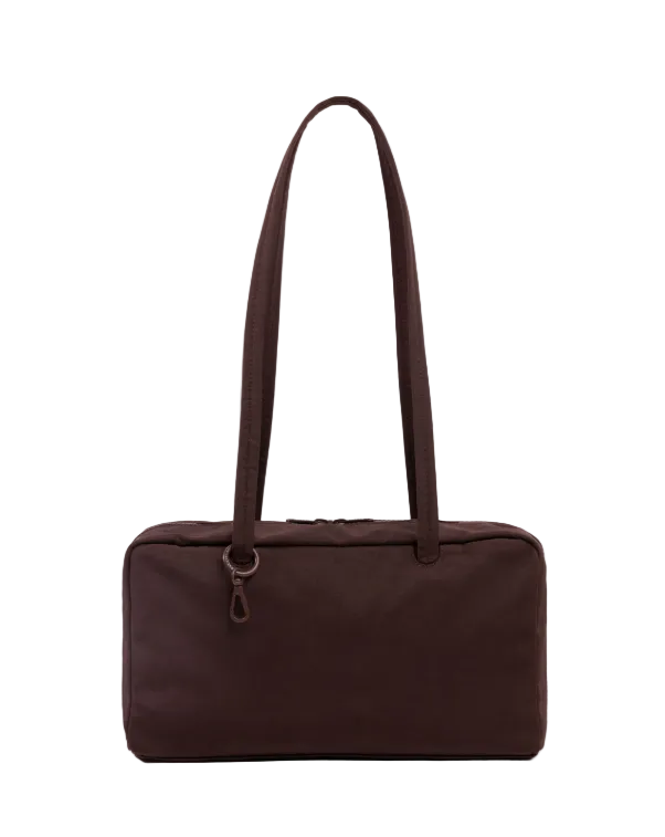 Baggu Nylon Bowler Bag - Coffee