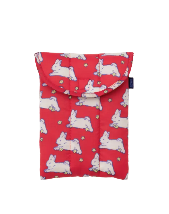 Baggu Puffy Tablet Sleeve 8" - Bunnies