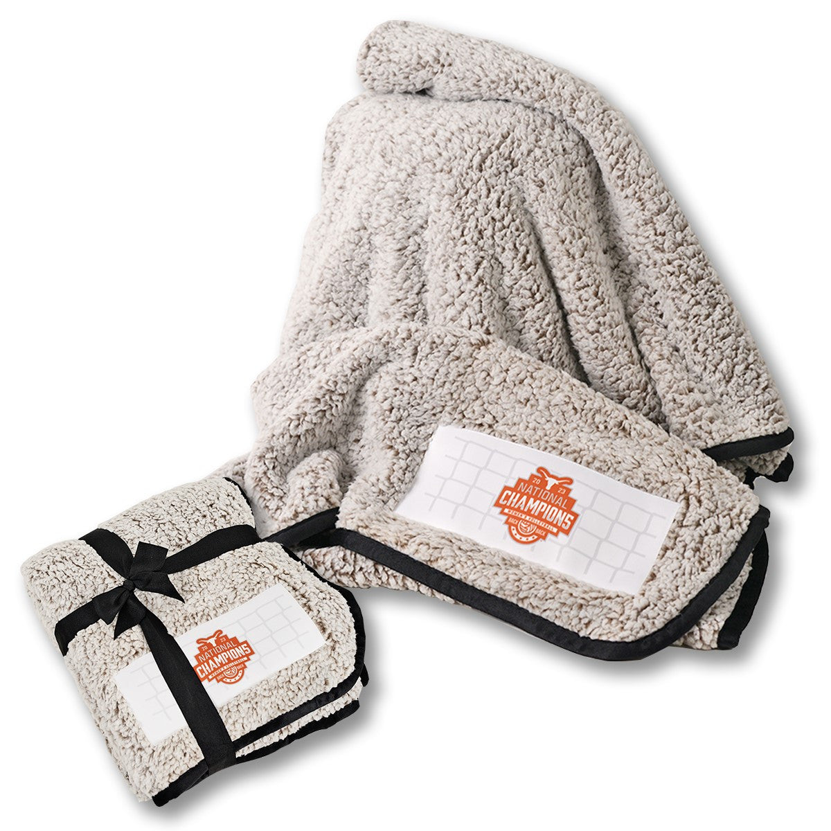 Texas Longhorn Volleyball National Champions Frosty Fleece Throw