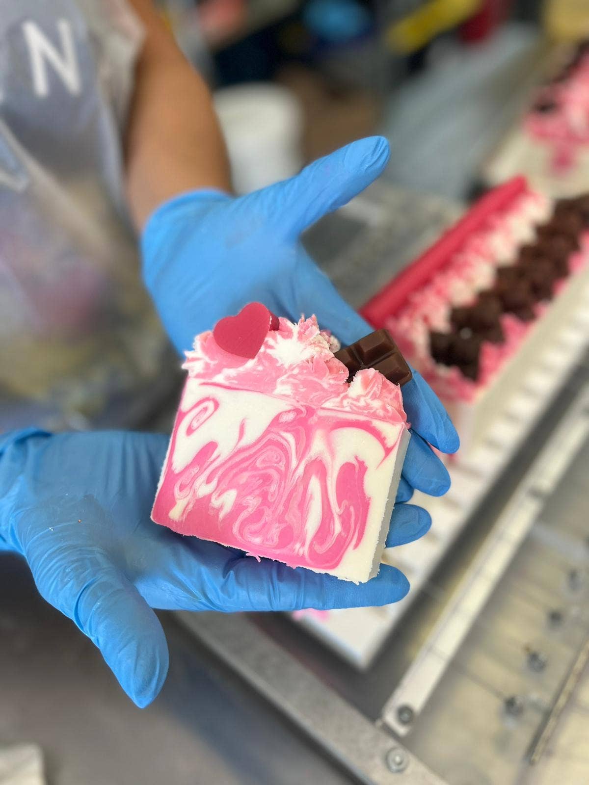 Handmade Love Butter Bar Soap (Hibiscus Flower)