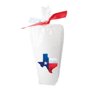 Taylor Paladino State of Texas Shaped  Frosted Plastic drink Cups | Set of 6