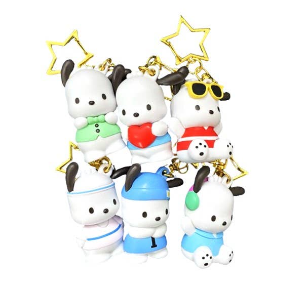 Sanrio Cute Pochacco Figure Key Ring Random Capsule