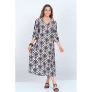 Lior Cairo Boho Print Midi Dress (INDY)