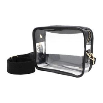 Clear Camera Crossbody/Black Accents (CD-CRB-CMR-BLACK)