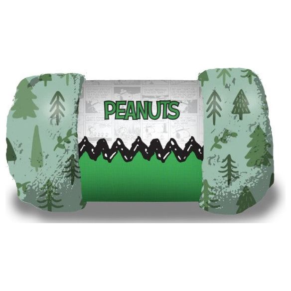 Brief Insanity Snoopy Camping Throw Blanket