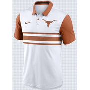 Texas Longhorn Nike Campus Stripe Polo (00HT-08YI-TEX-BF) WHT/BO