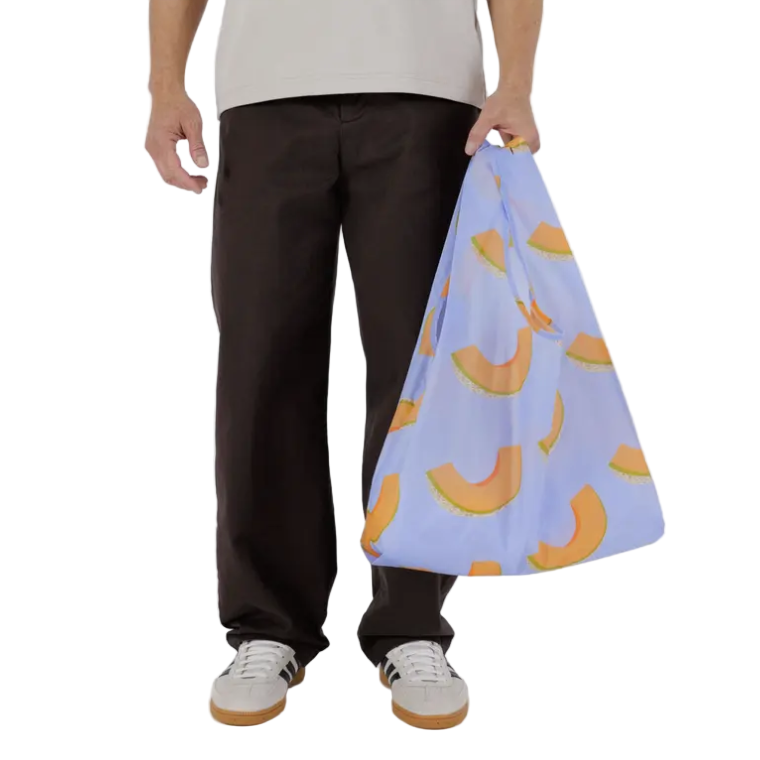 Baggu Standard Reusable Bag - Cantaloupe Blue