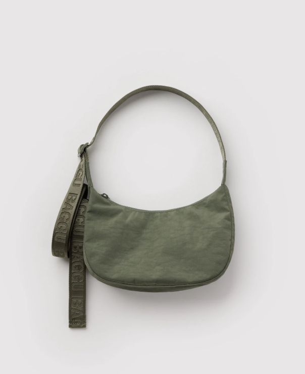 Baggu Small Nylon Crescent Bag - Caper