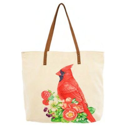 Cott N Curls Cardinal Blossom Tote