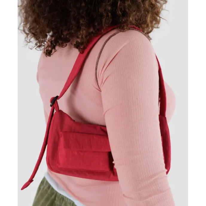 Baggu Cargo Shoulder Bag - Candy Apple