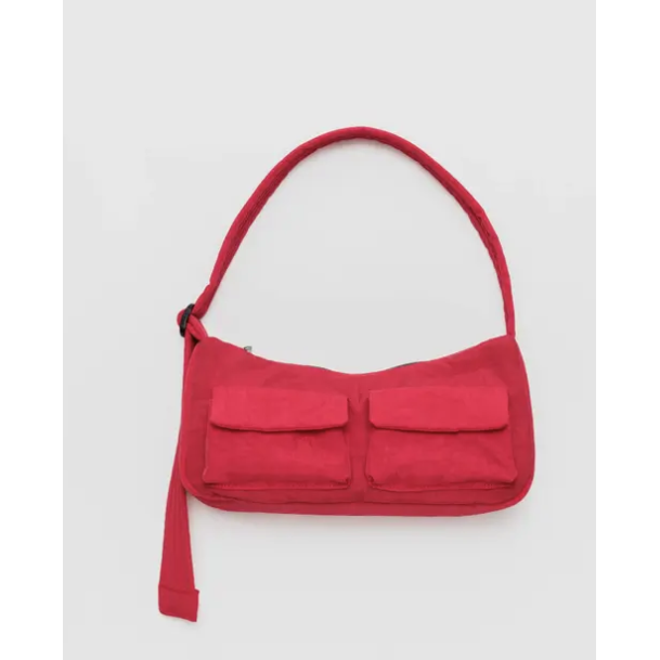 Baggu Cargo Shoulder Bag - Candy Apple