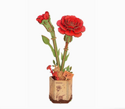 Robotime Red Carnation Wooden Puzzle