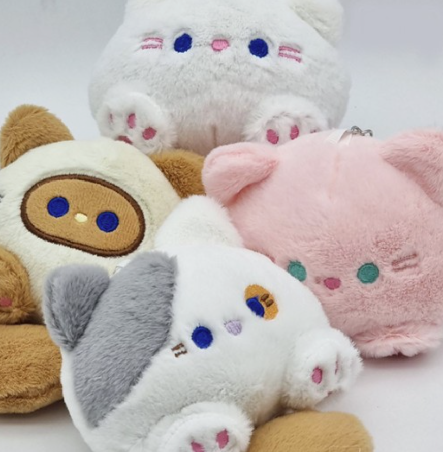 Adorable Cat Key Ring Charm