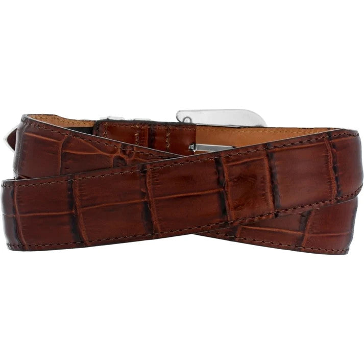 Brighton Catera Croc Emboss Taper Belt (2 Colors)
