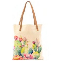 Cott N Curls Cactus & Flowers Bookbag
