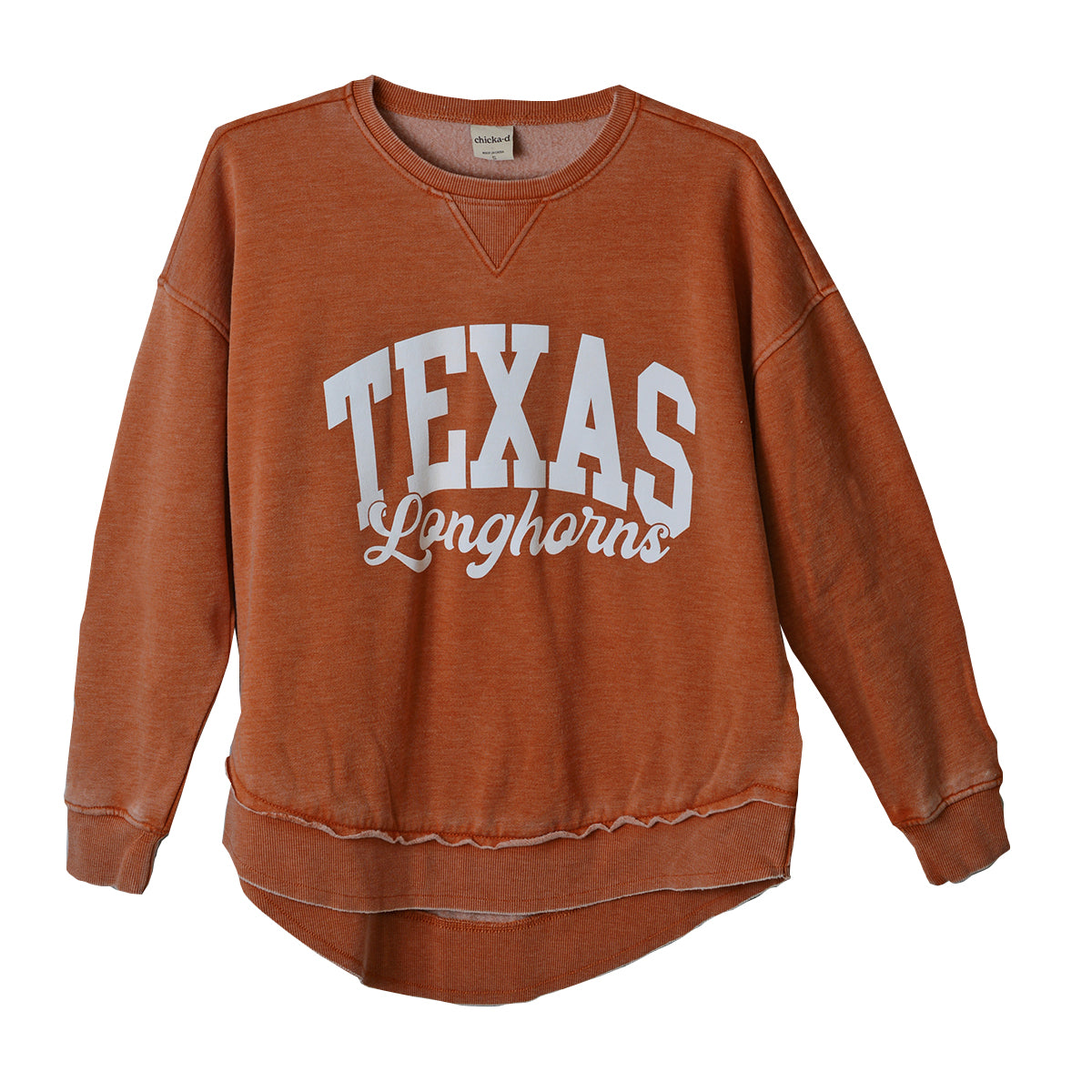 Texas Longhorn Ladies Chica-D Campus Micro Fleece  Pullover (480-02-000)(Burnt Orange)