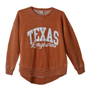 Texas Longhorn Ladies Chica-D Campus Micro Fleece  Pullover (480-02-000)(Burnt Orange)