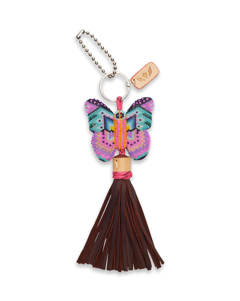 Consuela Rosa Butterfly Charm