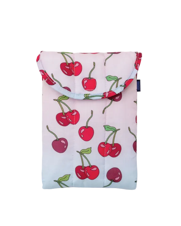 Baggu Puffy Tablet Sleeve 8" - Cherries