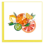Quilling Card Citrus Art