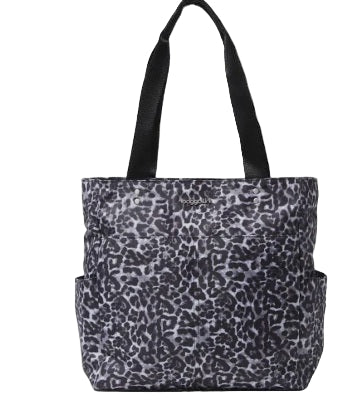 Baggallini Carryall Daily Wild Grey Cheetah Tote