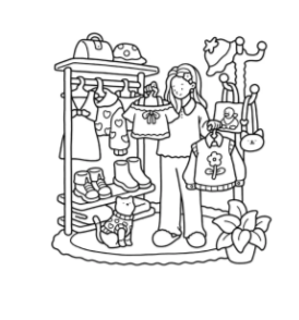 Coco Wyo Girl Moments Coloring Book