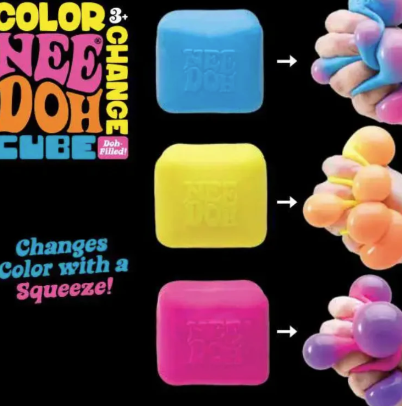 Color Change Cube NeeDoh (Color Chosen At Random)