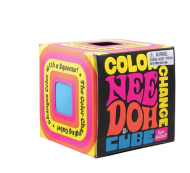 Color Change Cube NeeDoh (Color Chosen At Random)