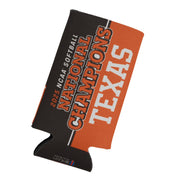 Texas Longhorn 2025 Softball National Champions Slim Can Cooler