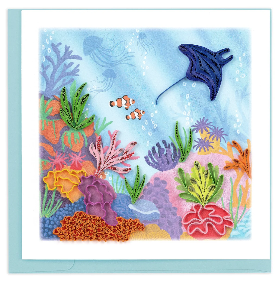 Coral Reef Quilling Card