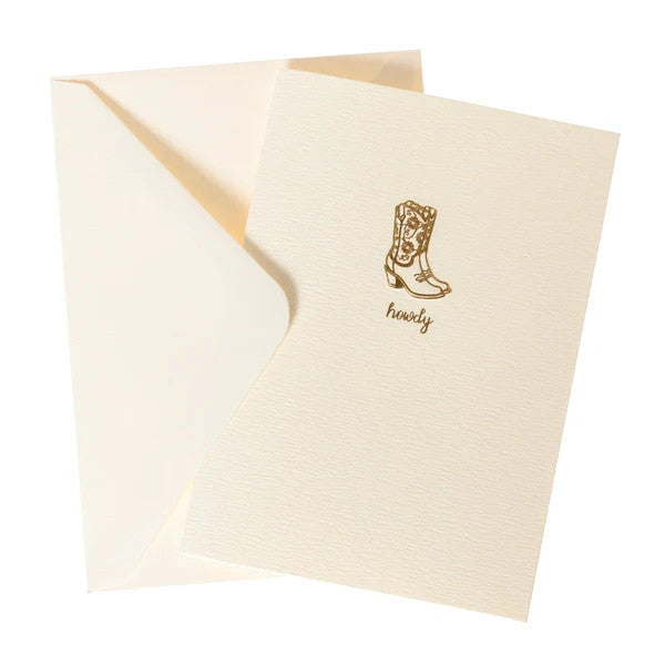 Graphique de France Cowgirl Boots La Petite Boxed Cards