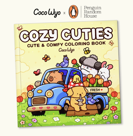 Coco Wyo Cozy Cuties Coloring Book