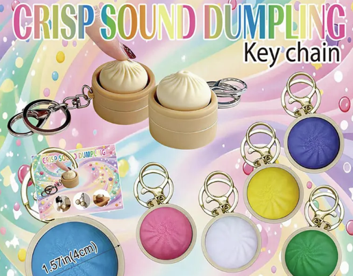 Crispy Sound Single Dumpling Clicker (Color Chosen Randomly)