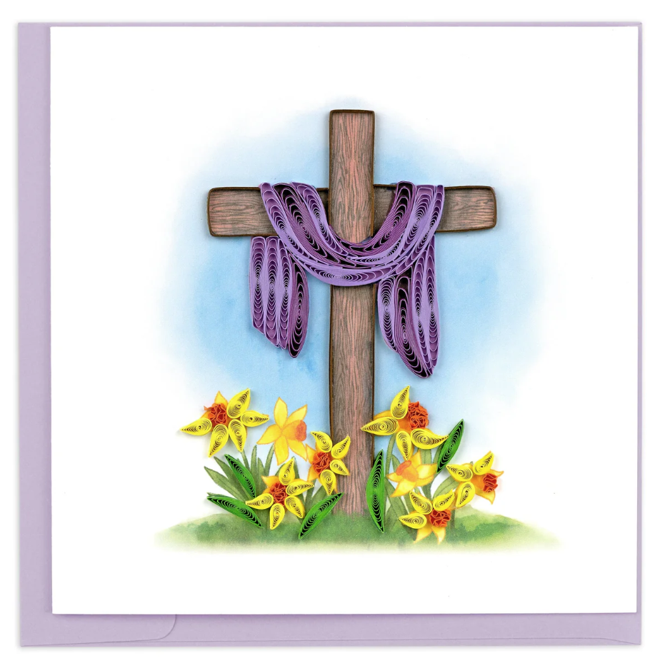 Easter Cross Quilling Card