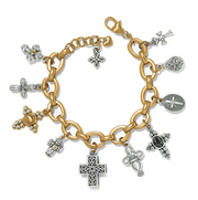 Brighton Heavenly Cross Charm Bracelet (JF0208)