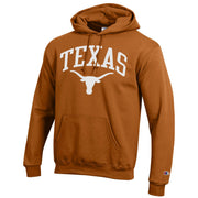 Texas Longhorn Powerblend Arch Texas Over Logo Fleece Hoodie