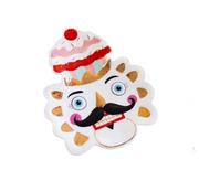 Glitterville Colonel Cupcake Ceramic Plate