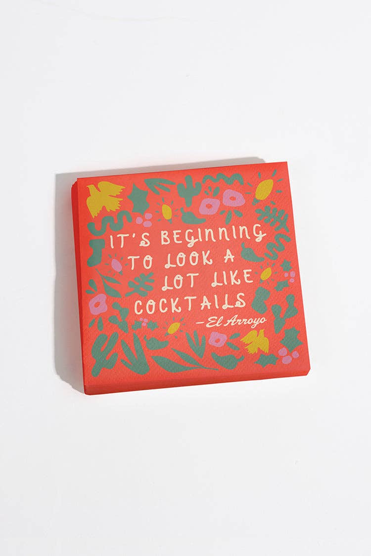 Cocktail Napkins (Set of 25) - Cocktails