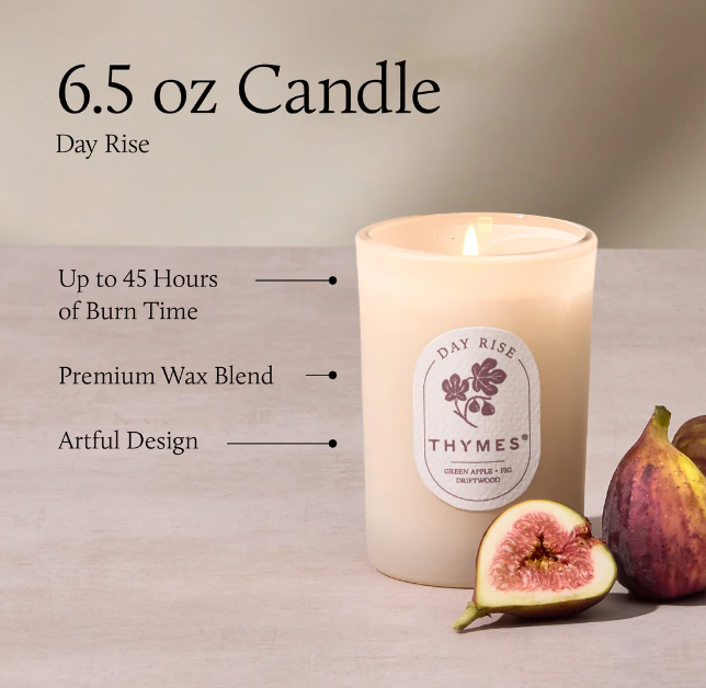 Thymes The Hours Edit Day Rise Boxed Candle