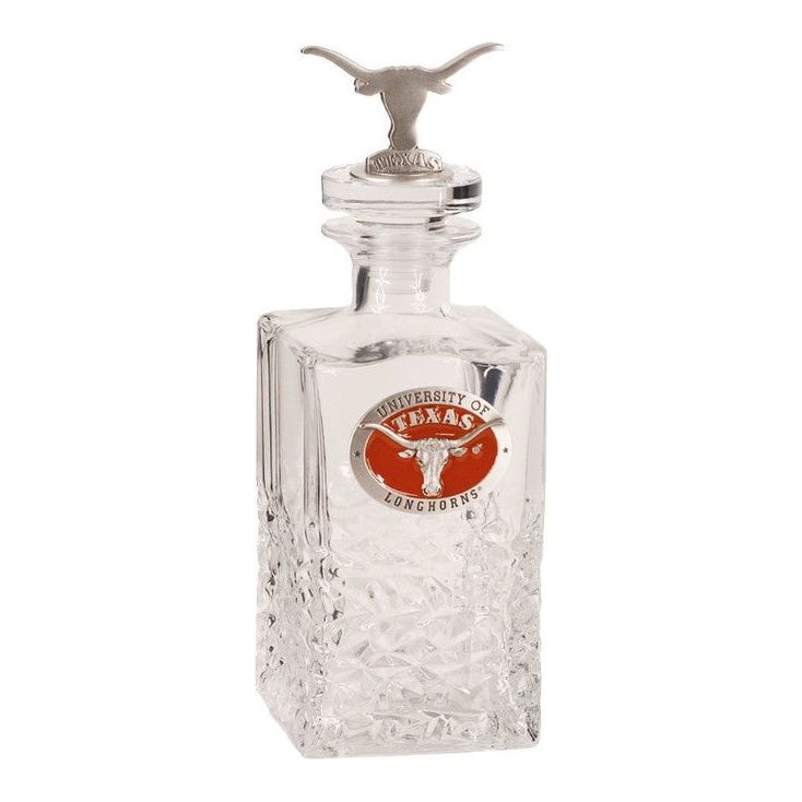 Texas Longhorn Glass Decanter