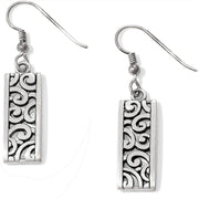Brighton Deco Lace French Wire Earrings (Silver)(J13120)