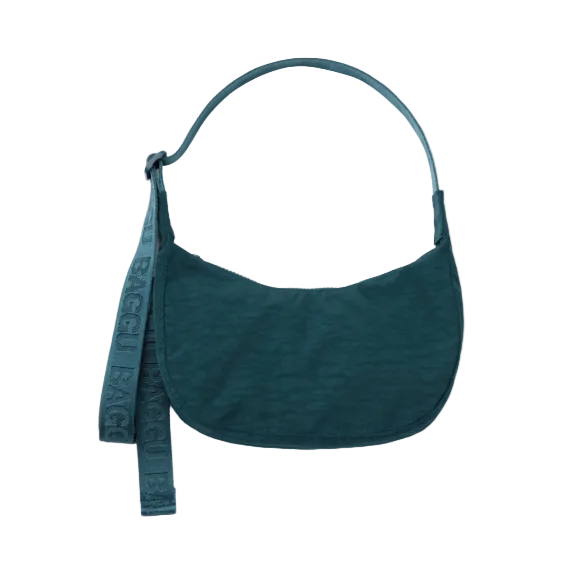 Baggu Small Nylon Crescent Bag - Deep Sea