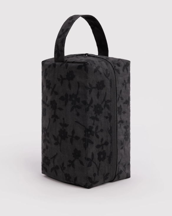Baggu Dopp Kit - Charcoal Ditsy Floral