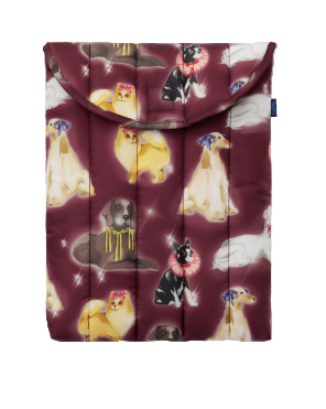 Baggu Puffy Laptop Sleeve 13"/14" - Fancy Dogs