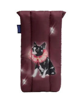 Baggu Puffy Glasses Sleeve - Fancy Dogs