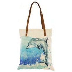 Cott N Curls Dolphin Wave Bookbag