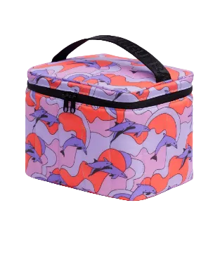 Baggu Puffy Lunch Bag - Dolphins